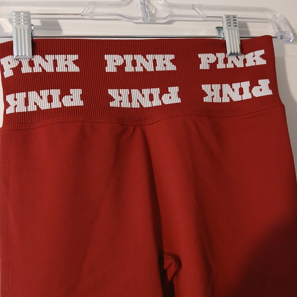 PINK Victoria's Secret Red Leggings Set - Picture 3 of 9